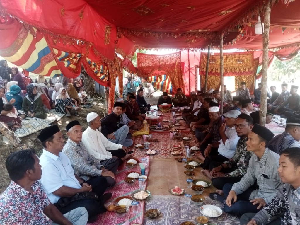 Kegiatan Kenduri Tolak Bala di Desa